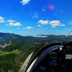 Flugwegposition um 10:50:38: Aufgenommen in der Nähe von Gemeinde Mitterbach am Erlaufsee, Österreich in 1090 Meter